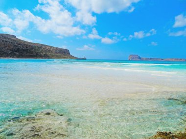 plaj ve sahil deniz Girit Adası Yunanistan manzara