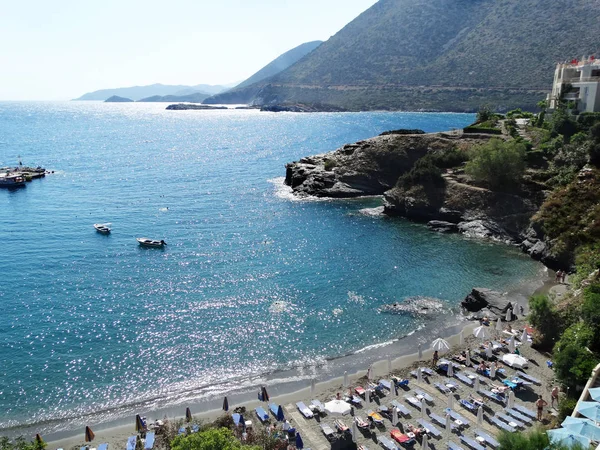 Plage et littoral paysage mer Crète île Grèce — Photo