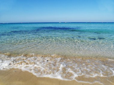 plaj sahil peyzaj Akdeniz deniz Kıbrıs Adası 