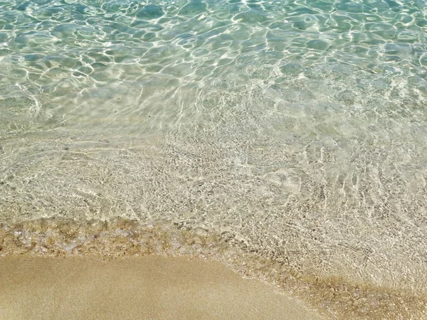 Νερό υφή άμμο και φόντο διακοπών καλοκαίρι παραλία — Φωτογραφία Αρχείου