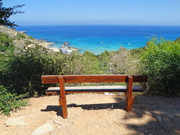 plaj sahil peyzaj Akdeniz deniz Kıbrıs Adası 