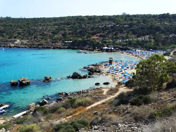 plaj sahil peyzaj Akdeniz deniz Kıbrıs Adası 