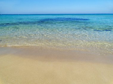 plaj sahil peyzaj Akdeniz deniz Kıbrıs Adası 