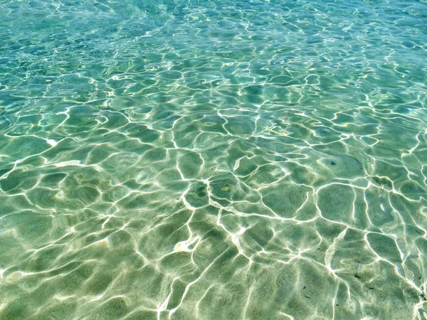 水のテクスチャ砂ビーチ夏休日背景 — ストック写真