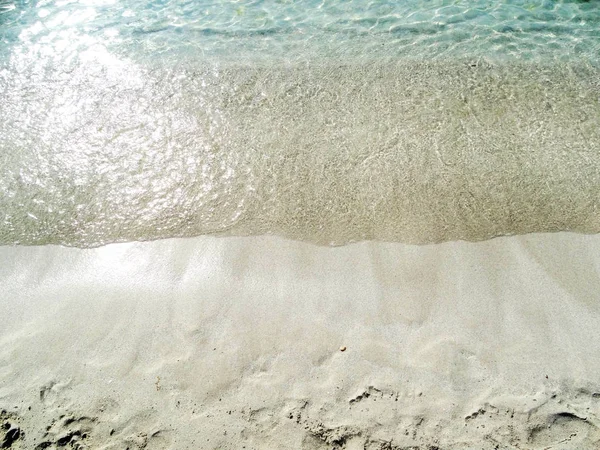 Texture de l'eau sable plage vacances d'été fond — Photo