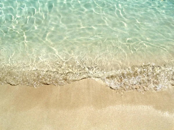 Vatten konsistens sand beach sommaren semester bakgrund — Stockfoto