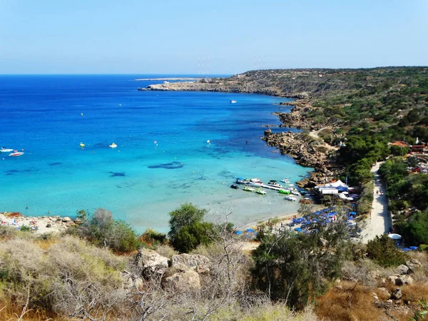 plaj sahil peyzaj Akdeniz deniz Kıbrıs Adası 