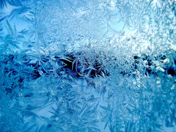 冬のテクスチャ背景として雪片のパターン — ストック写真