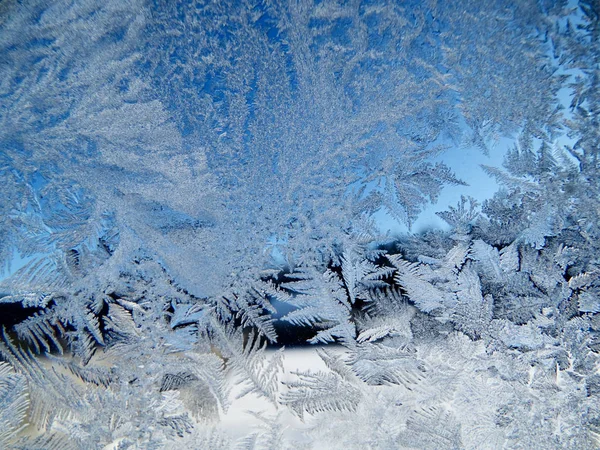 冬のテクスチャ背景として雪片のパターン — ストック写真