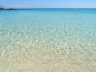 plaj sahil peyzaj Akdeniz deniz Kıbrıs Adası 