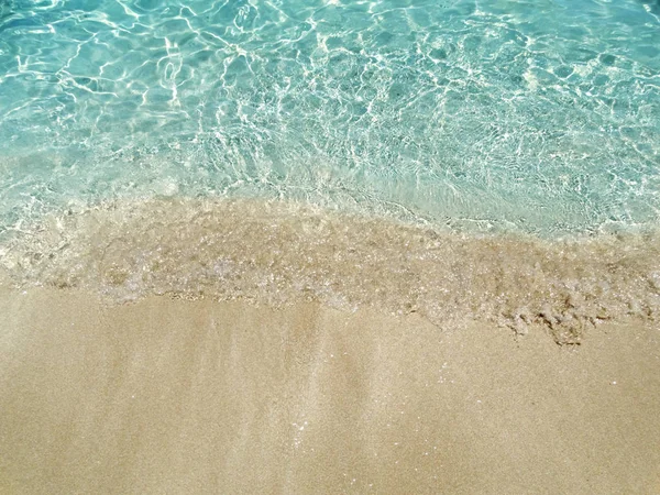 Water texture sand beach summer holiday background — Stock Photo, Image