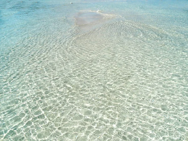 水纹理沙海滩夏季假日背景 — 图库照片