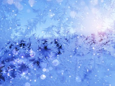 Snowflakes desen kış doku arka plan olarak