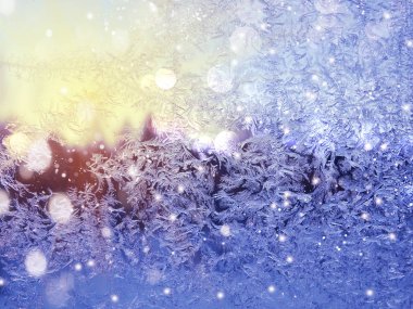 Snowflakes desen kış doku arka plan olarak