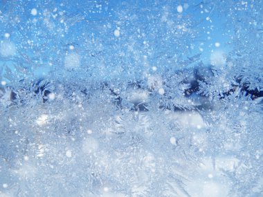 Snowflakes desen kış doku arka plan olarak