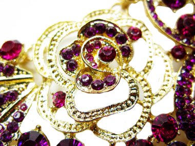 parlak kristal broş lüks moda mücevher