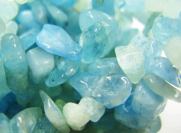 Akuamarin Jeod jeolojik kristalleri arka plan