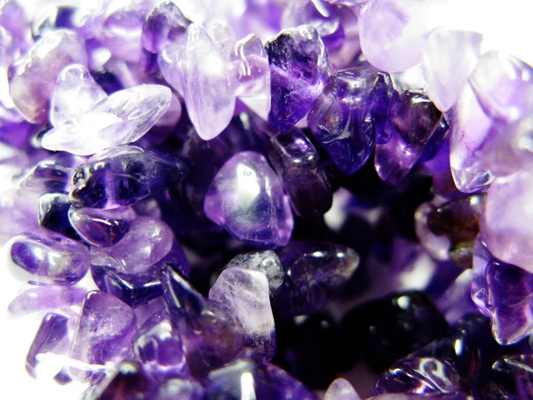 紫水晶晶地质晶体背景 — 图库照片