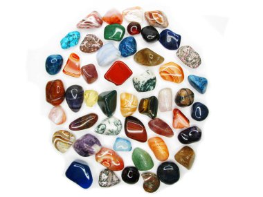 Ametist kuvars garnet jasper akik jeolojik kristalleri collecti
