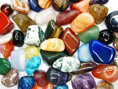 Ametist kuvars garnet jasper akik jeolojik kristalleri collecti