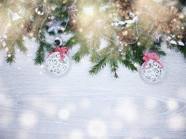 çam dalları arka plan christmas dekorasyon