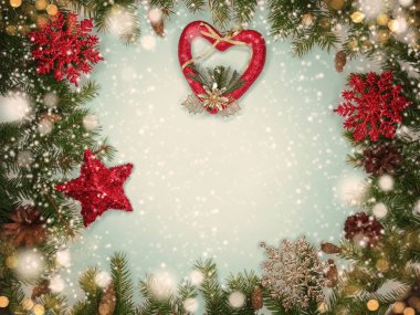 çam dalları arka plan christmas dekorasyon