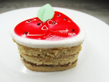 kalp formu pasta tatlı gıda tatlı Sevgililer günü