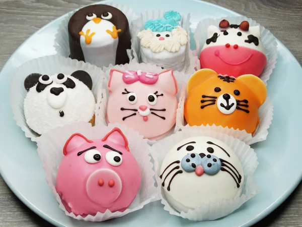 creative food cakes for child funny animal form set