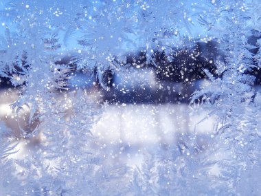 Snowflakes desen kış doku arka plan olarak