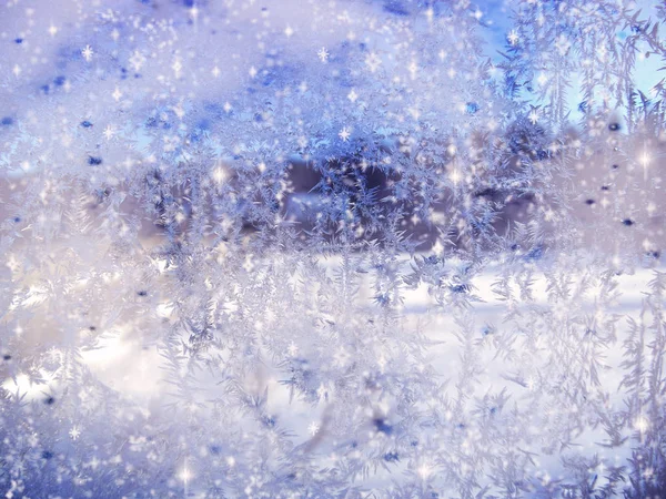snowflakes pattern as winter texture background