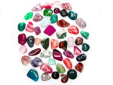 Ametist kuvars garnet jasper akik jeolojik kristalleri collecti