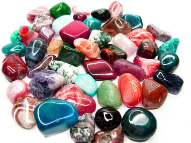 Ametist kuvars garnet jasper akik jeolojik kristalleri collecti