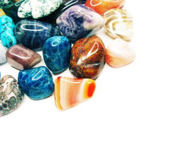 Ametist kuvars garnet jasper akik jeolojik kristalleri collecti