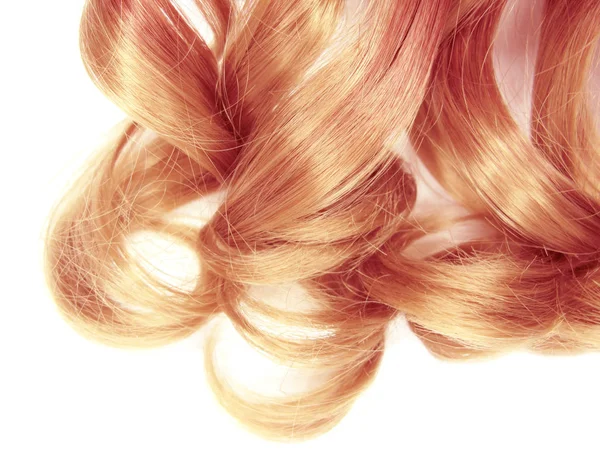Haar krullend blond mode stijl abstracte achtergrondstructuur — Stockfoto