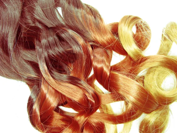 Vlasy pozadí složená ombre módní styl abstraktní textura — Stock fotografie
