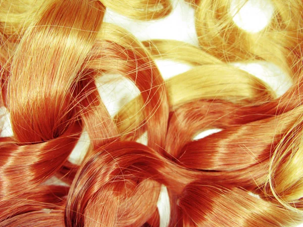 Cabelo fundo encaracolado ombre moda estilo abstrato textura — Fotografia de Stock