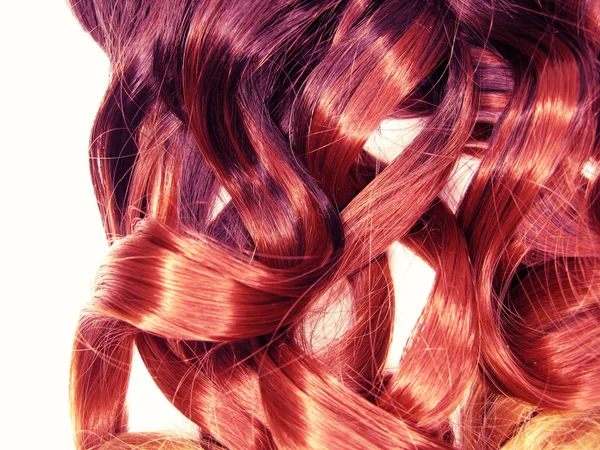 Włosy kręcone ombre moda styl streszczenie tekstura — Zdjęcie stockowe