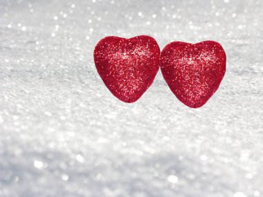 Sevgililer günü aşk tatil kavramı kalpler parlak beyaz backg