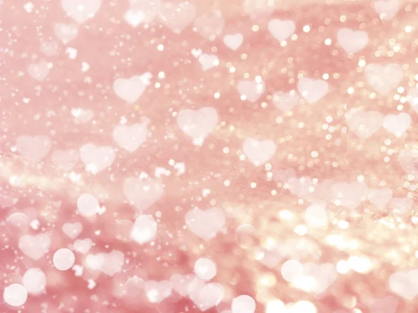 Amor abstrato fundo brilhante corações coloridos borrões — Fotografia de Stock