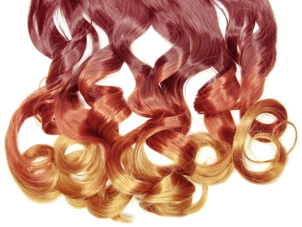 Волосся фон кучерявий омбре стиль моди абстрактна текстура — стокове фото