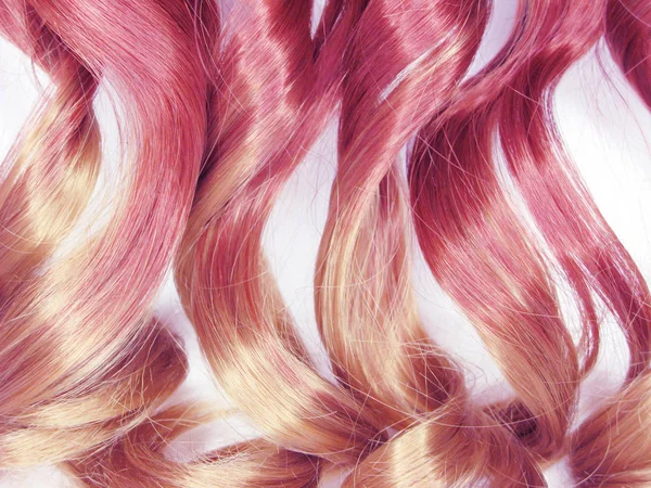 Hair background curly ombre fashion style abstract texture — Stock Photo, Image