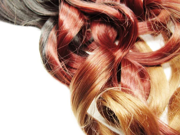 Sfondo dei capelli ricci ombre moda stile astratto texture — Foto Stock