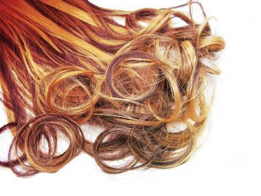 saç kıvırcık doku soyut moda arka plan