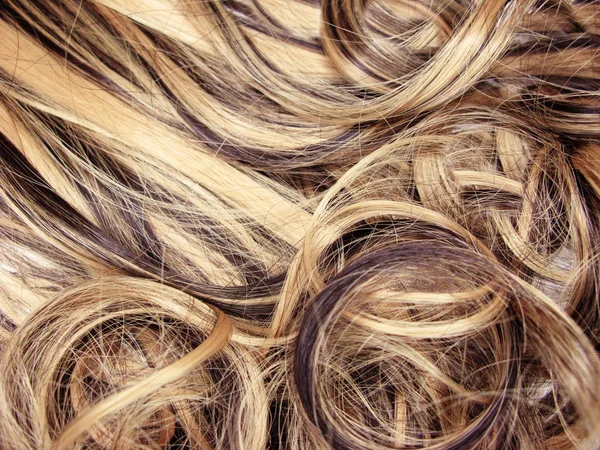 Cabelo encaracolado textura abstrato moda fundo — Fotografia de Stock