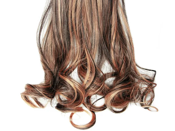 髪カーリー テクスチャ抽象ファッション背景 — ストック写真