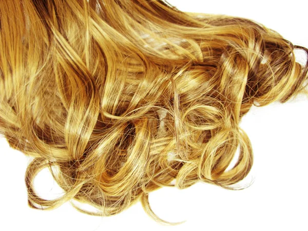 Cabelo encaracolado textura abstrato moda fundo — Fotografia de Stock