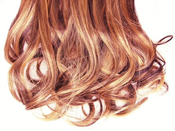 Cabelo encaracolado textura abstrato moda fundo — Fotografia de Stock