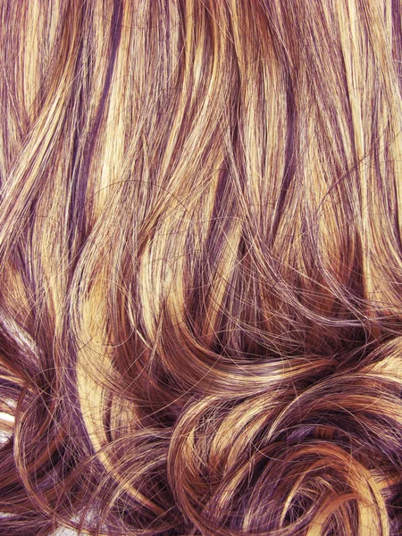 髪カーリー テクスチャ抽象ファッション背景 — ストック写真