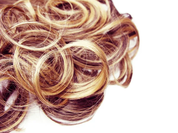 Capelli ricci texture astratto moda sfondo — Foto Stock