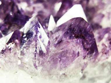 Ametist kristal kuvars maden Jeoloji arka plan gem